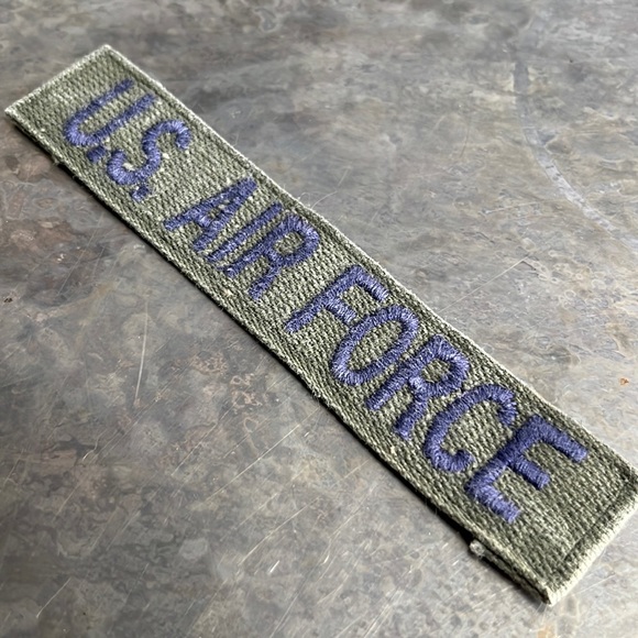 U.S. AIR FORCE embroidered tape patch - Vintage - Picture 5 of 10